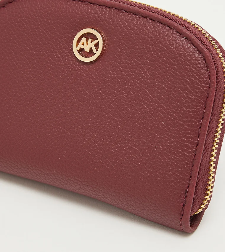 ANNE KLEIN  Anne Klein Logo Detail Zip-around Card Holder for Women | Best Price UAE
